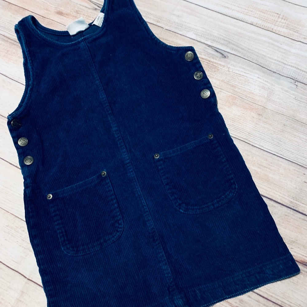 Dark Blue/Gray Corduroy Jumper
